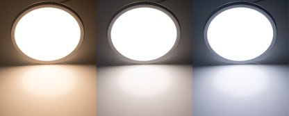 LED Deckenleuchte "Santano CCT 22" IP54 Ø 22,5cm, 12W,  CCT 3000-6000K