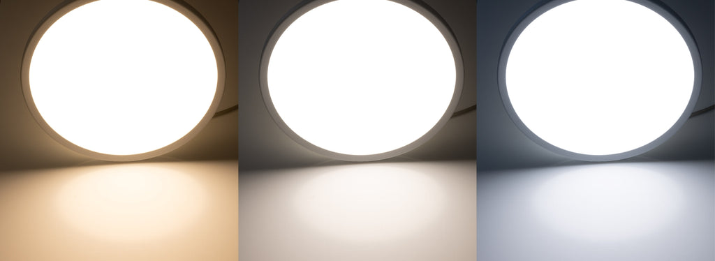 LED Deckenleuchte "Santano CCT 42" IP54 Ø 42cm, 24W, CCT 3000-6000k