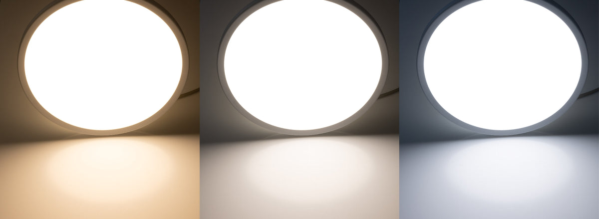 LED Deckenleuchte "Santano CCT 42" IP54 Ø 42cm, 24W, CCT 3000-6000k