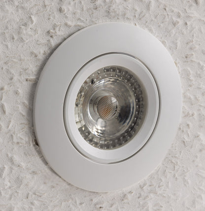 Einbaustrahler "CT-K86" Kunstoff, Ø 86mm für 50mm Lampen, Weiß