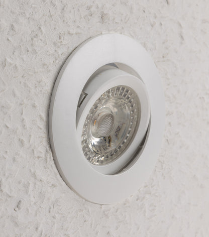 Einbaustrahler "CT-K86" Kunstoff, Ø 86mm für 50mm Lampen, Weiß