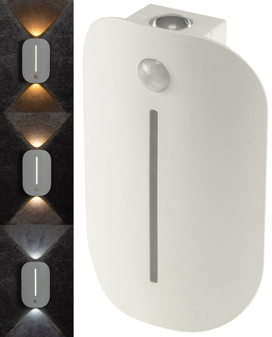 Wandleuchte mit Bewegungsmelder CT-WLA 120° Erfassung, Akkubetrieb, USB-C