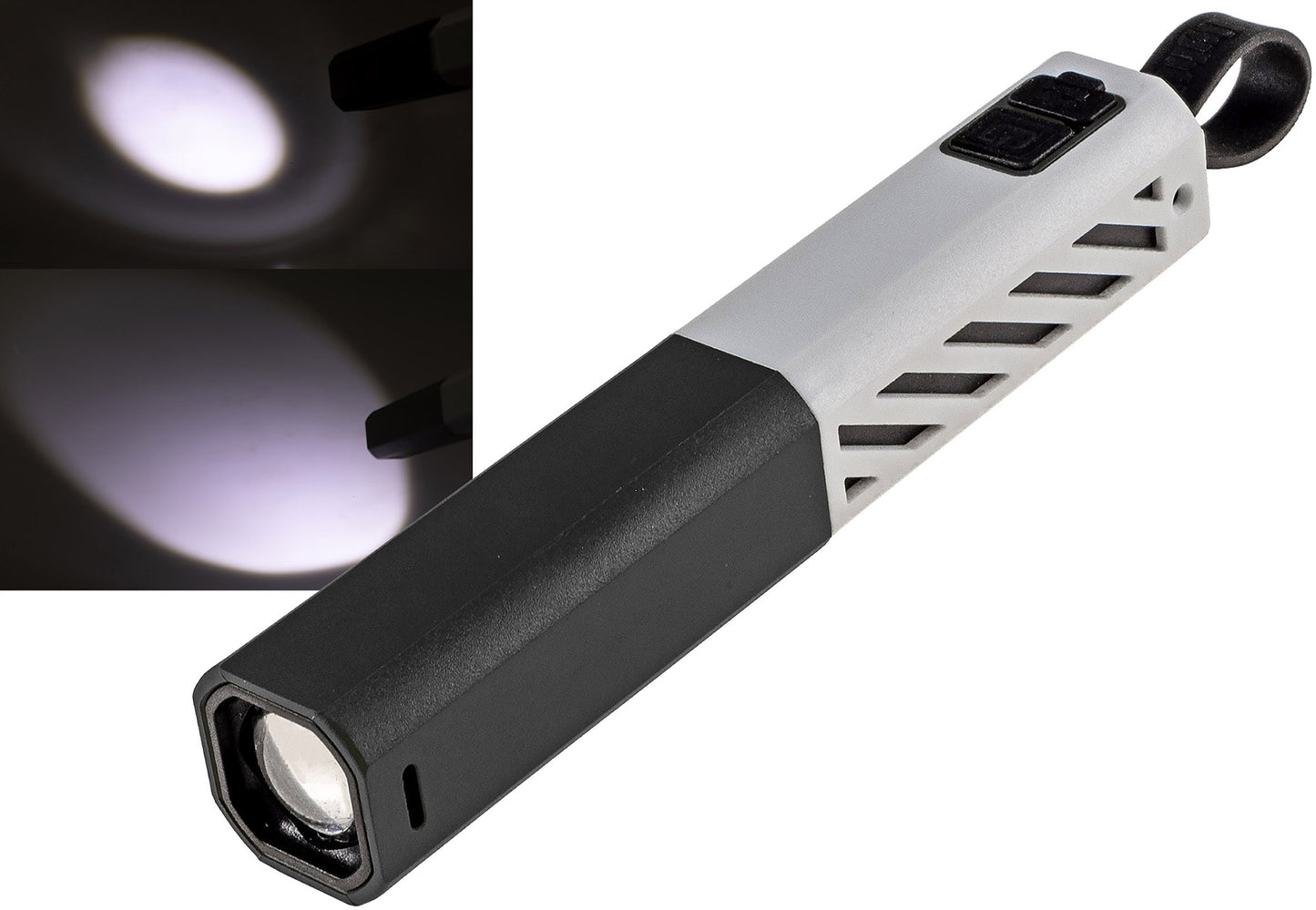 LED-Taschenlampe "CTL5 Zoom" mit Akku 5W, 400lm, ØxL 144x20mm, Zoom
