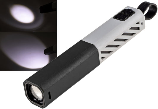 LED-Taschenlampe "CTL5 Zoom" mit Akku 5W, 400lm, ØxL 144x20mm, Zoom
