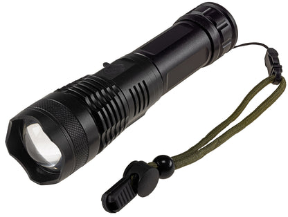 LED-Taschenlampe "CTL20 Zoom" mit Akku 20W, 1600lm, Zoom, ØxL 167x41mm