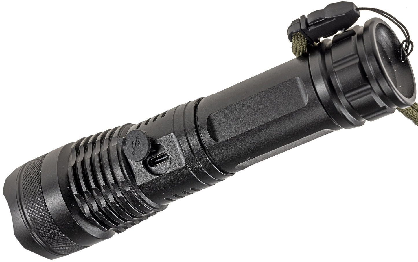 LED-Taschenlampe "CTL20 Zoom" mit Akku 20W, 1600lm, Zoom, ØxL 167x41mm