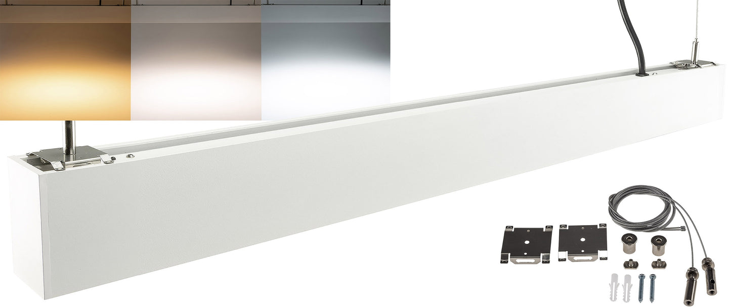 LED Hängeleuchte "CT-OL CCT 120" 230V, 120cm, 30W, CCT 3000-6000k # Achtung! Separates Sperrgut-Paket #