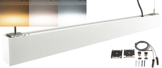 LED Hängeleuchte "CT-OL CCT 120" 230V, 120cm, 30W, CCT 3000-6000k # Achtung! Separates Sperrgut-Paket #