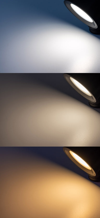LED Akku Clip-Leuchte "CT-AKL3" Dimmbar, CCT 3000k-6000k, weiß