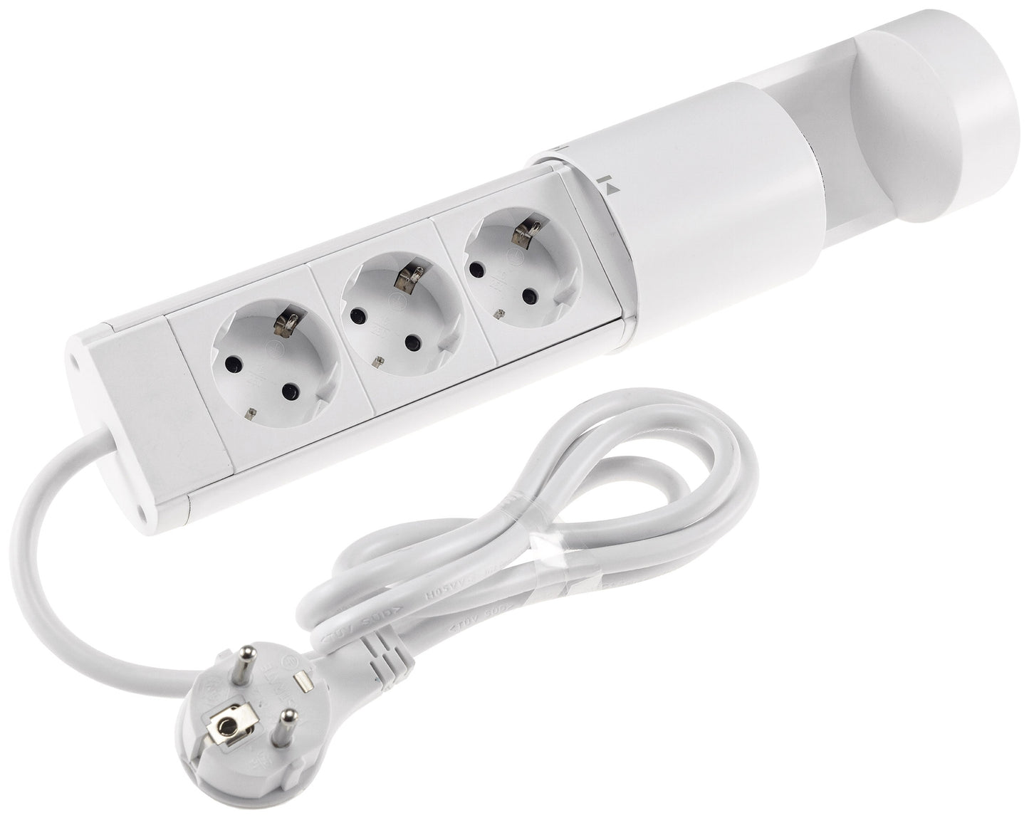 3-fach Tischsteckdose "CT-KS 3" USB-A + C, 20W PD, 3m Kabel, Weiß