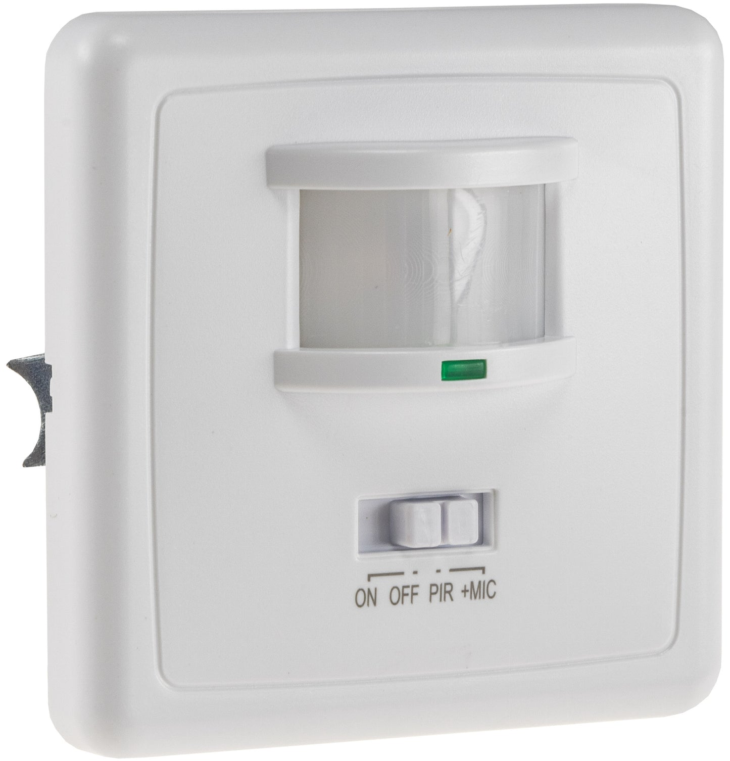 Bewegungsmelder 160° Unterputz IR & Akustik Sensor, 3-Draht, weiß