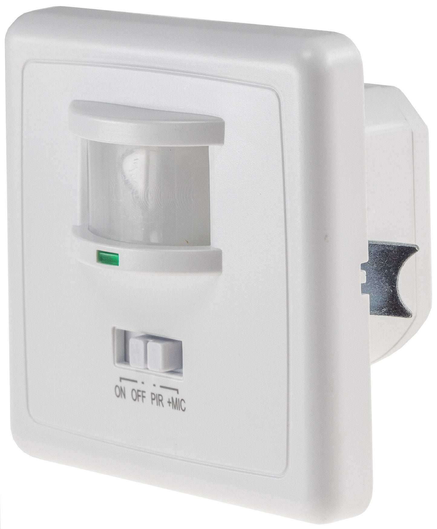 Bewegungsmelder 160° Unterputz IR & Akustik Sensor, 3-Draht, weiß