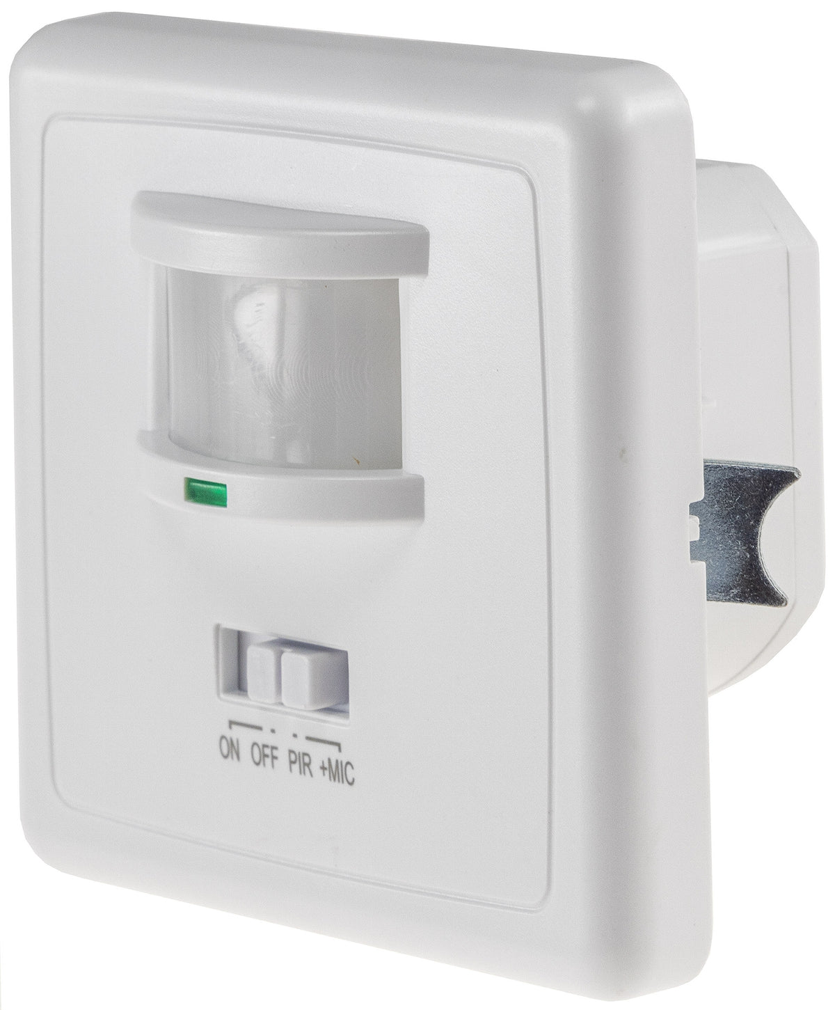 Bewegungsmelder 160° Unterputz IR & Akustik Sensor, 3-Draht, weiß