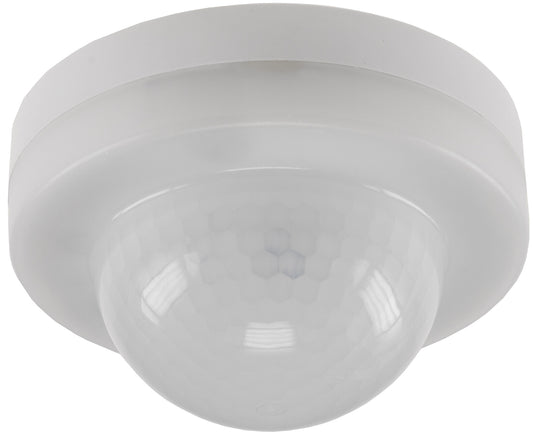 Decken-Aufputz-Bewegungsmelder 360° PIR, mit Präsenzfunktion, 20m Detektion