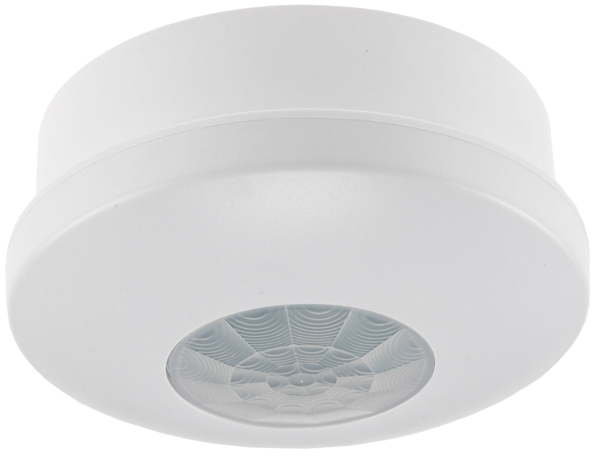 Decken-Einbau-Bewegungsmelder 360° PIR, LED geeignet, 8m Detektion, 83x48mm
