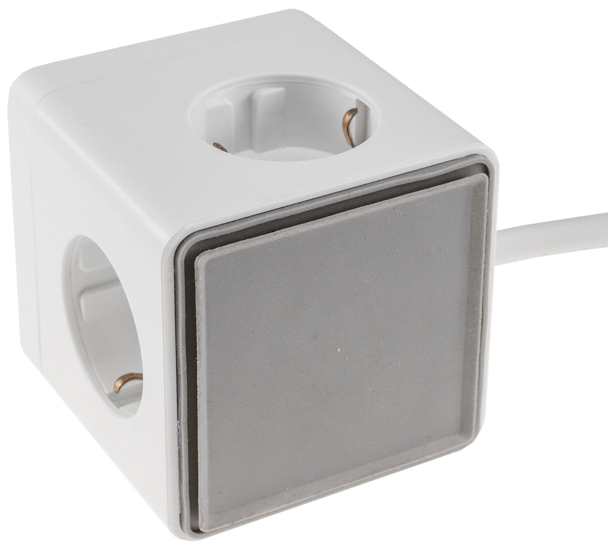 Steckdosen-Würfel mit USB-Ladebuchsen USB-A /USB-C,3-fach, 1,5m Kabel, weiß