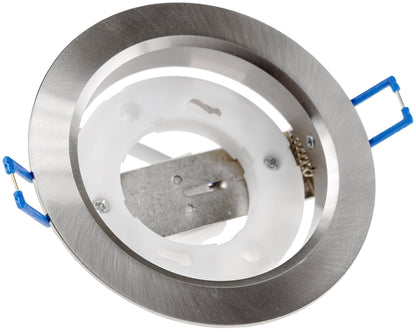 Einbaustrahler "CT-DS108" Ø108mm GX53 Fassung, 230V, Aluminium gebürstet