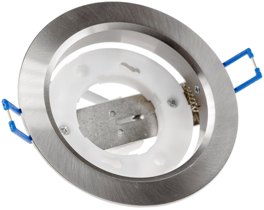 Einbaustrahler "CT-DS108" Ø108mm GX53 Fassung, 230V, Aluminium gebürstet