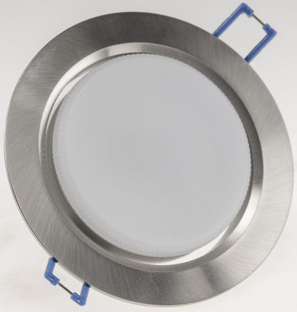 Einbaustrahler "CT-DS108" Ø108mm GX53 Fassung, 230V, Aluminium gebürstet