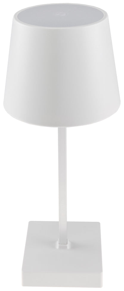 LED Akku Tischleuchte 26cm, dimmbar USB-C, 160Lumen, 1200mAh, 3000k, Weiß