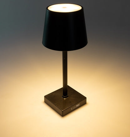LED Akku Tischleuchte 26cm, dimmbar USB-C, 160Lumen, 1200mAh, 3000k, schwarz