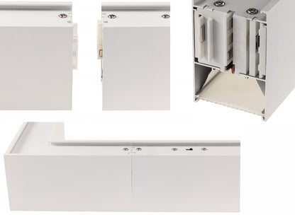 L-Eckmodul für Hängeleuchte "CT-OL-CCT" 90° L-Adapter mit Licht