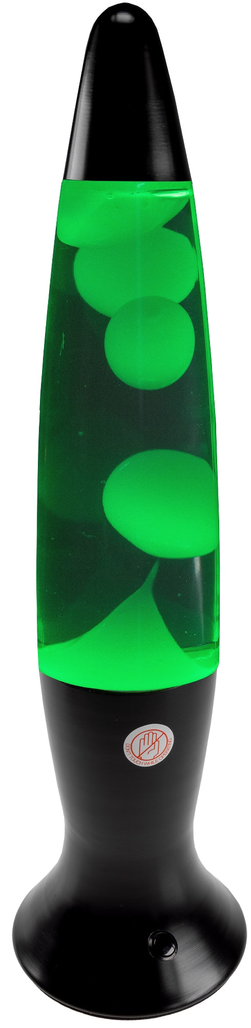 Lavalampe "CTL Funky LED" 40cm RGB Wasser & Wachs: Klar, Body: schwarz