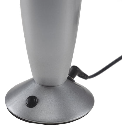 Lavalampe "CTL Funky LED" 34cm RGB Wasser & Wachs: Klar, Body: Silber