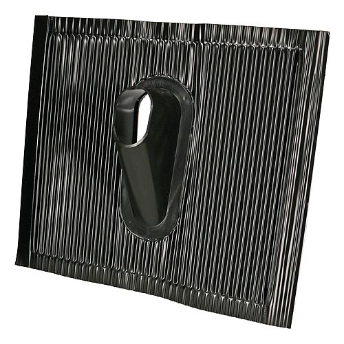 Alu Dachziegel 50x45cm, schwarz