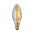 Paulmann LED Kerze gedreht 2,5W 230V E14 Gold 2500K