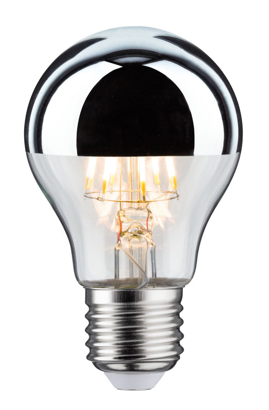 Paulmann LED AGL 7,5W E27 230V Kopfspiegel Silber 2700K