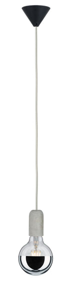 Paulmann LED Globe 95 6W E27 Kopfsp Silber 2700K dimmbar