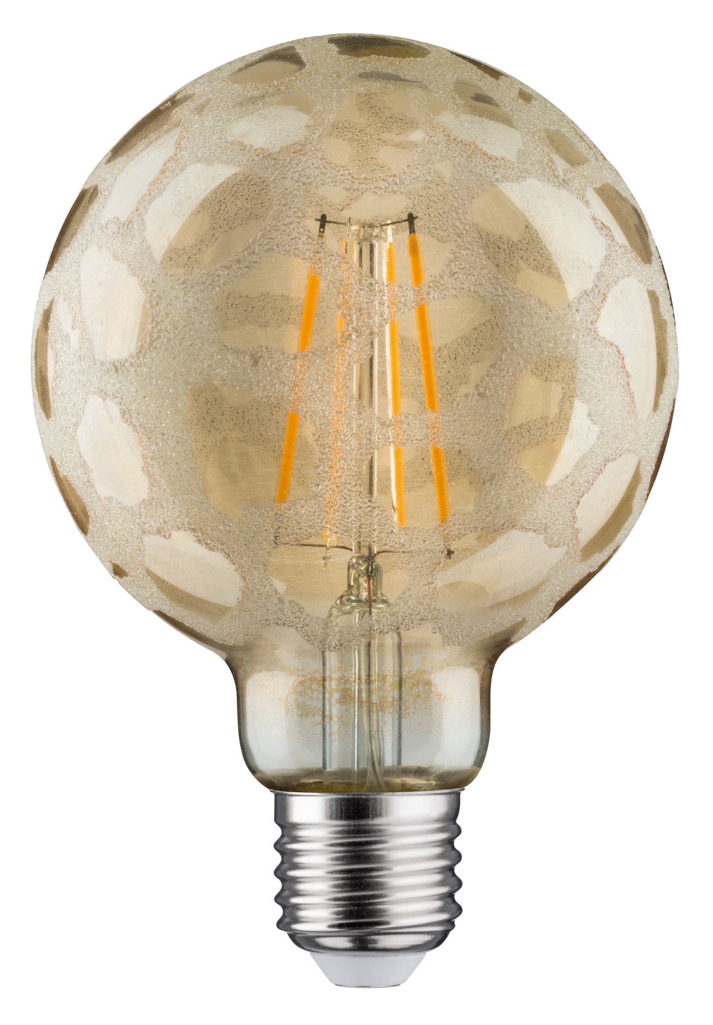 Paulmann LED Globe 95 6W E27 Krokoeis Gold 2500K dimmbar