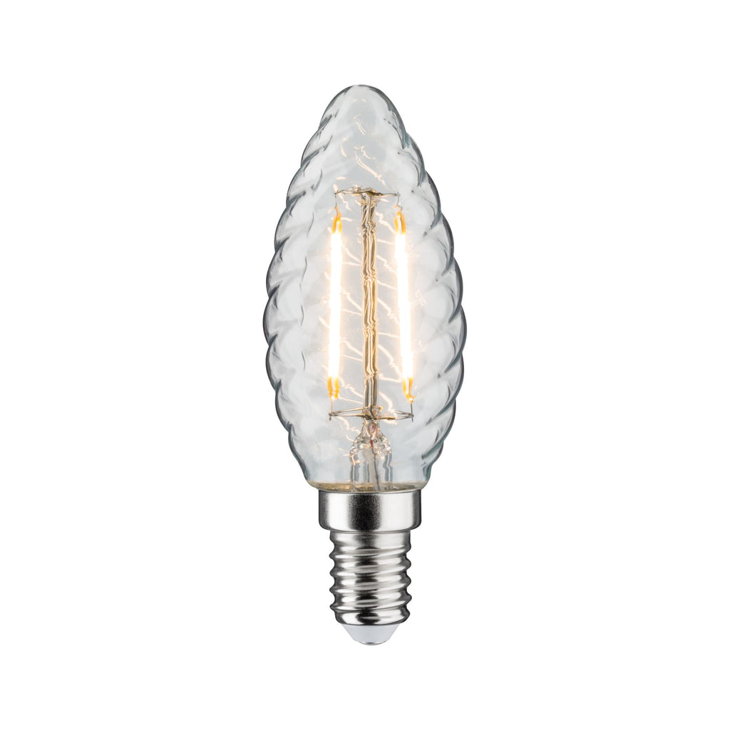 Paulmann LED Kerze gedreht 4,5W E14 230V Klar 2700K dimmbar