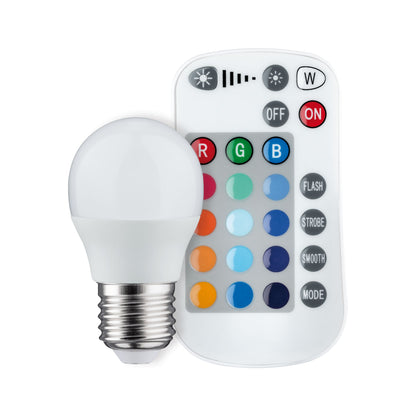 Paulmann LED Tropfen Farbwechsel 3,5W E27 230V mit Fernbedienung