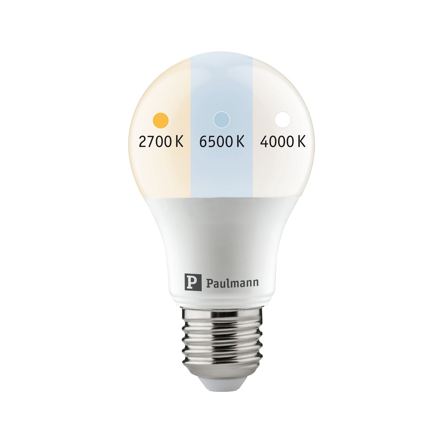 Paulmann LED AGL Whiteswitch 8,5W E27 230V 2700/4000/6500K