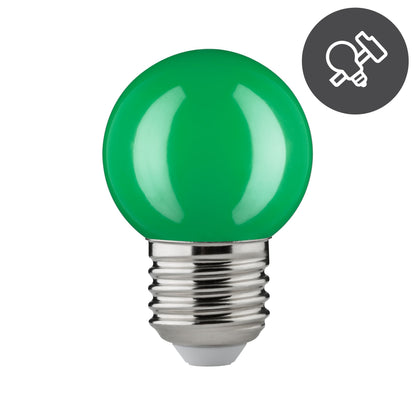 Paulmann LED Tropfen 2W E27 230V Grün schlagfest