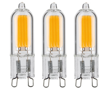 Paulmann LED Stiftsockel 3er Pack 2W G9 Klar 230V Glas 2700K
