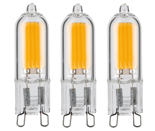 Paulmann LED Stiftsockel 3er Pack 2W G9 Klar 230V Glas 2700K