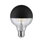 Paulmann LED Globe 95 5W E27 230V Kopfspiegel Schwarz matt 2700K dimmbar