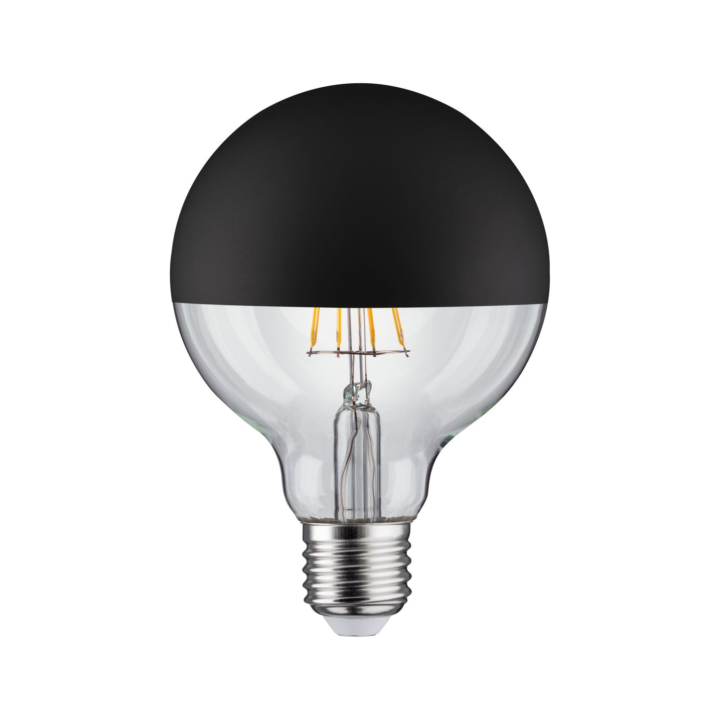 Paulmann LED Globe 95 5W E27 230V Kopfspiegel Schwarz matt 2700K dimmbar