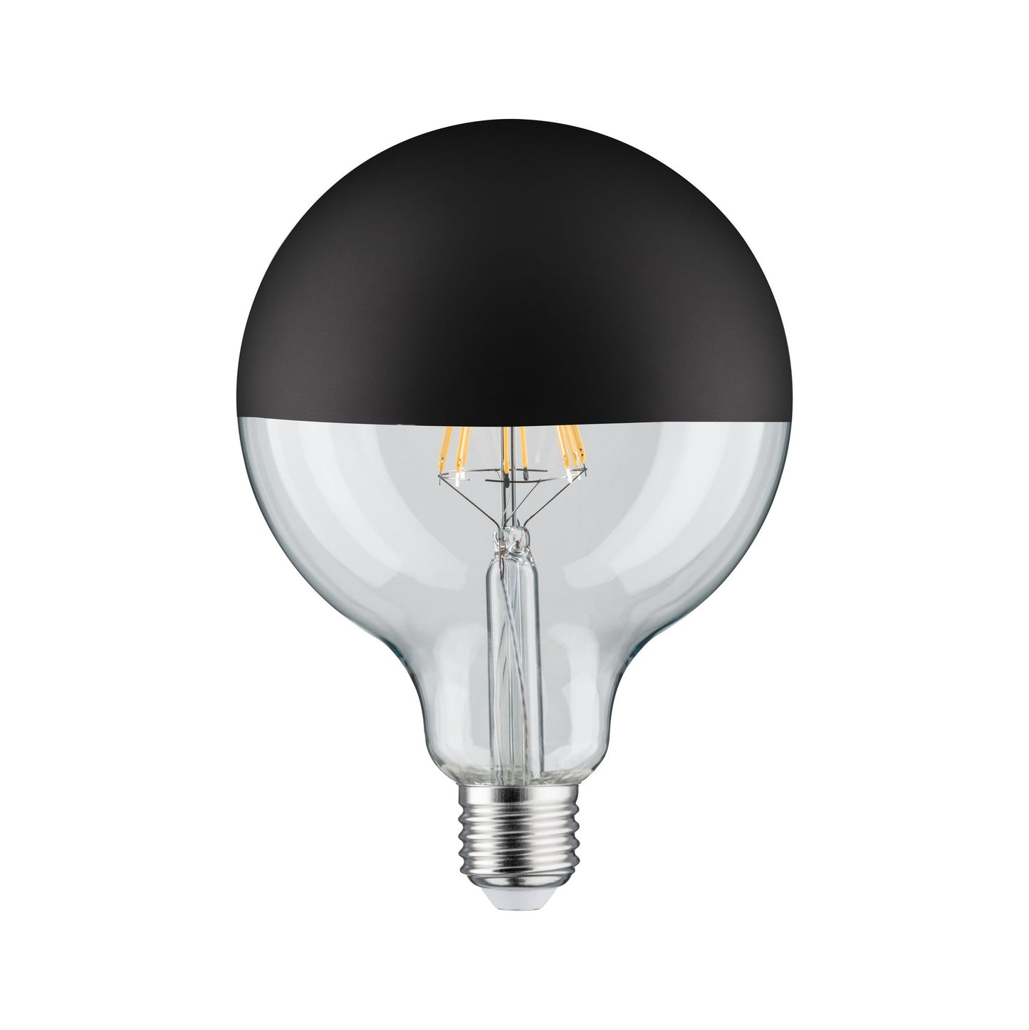 Paulmann LED Globe 125 5W E27 230V Kopfspiegel Schwarz matt 2700K dimmbar