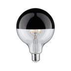 Paulmann LED Globe 125 5W E27 230V Kopfspiegel Schwarzchrom 2700K dimmbar