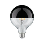 Paulmann LED Globe 125 5W E27 230V Kopfspiegel Schwarzchrom 2700K dimmbar