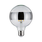 Paulmann LED Globe 125 5W E27 230V Ringspiegel Silber 2700K dimmbar