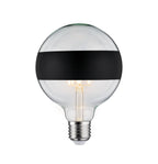 Paulmann LED Globe 125 5W E27 230V Ringspiegel mattschwarz 2700K dimmbar