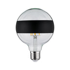 Paulmann LED Globe 125 5W E27 230V Ringspiegel mattschwarz 2700K dimmbar