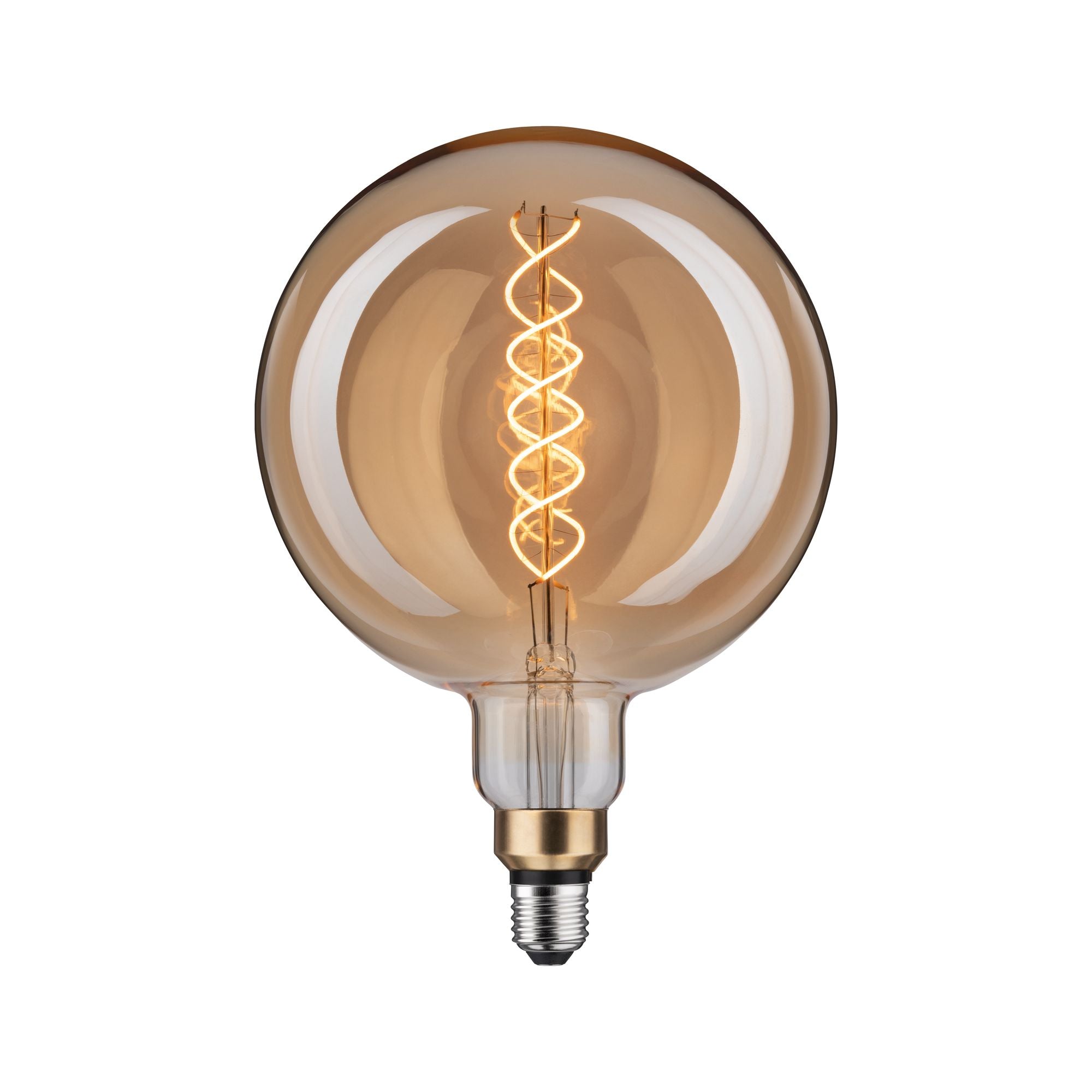 Paulmann LED BigGlobe fil 390lm E27 2000K dim gold 7W doppel spiral