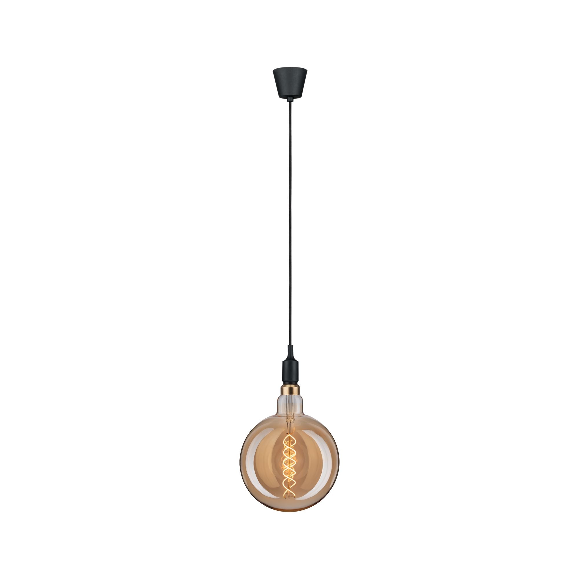 Paulmann LED BigGlobe fil 390lm E27 2000K dim gold 7W doppel spiral
