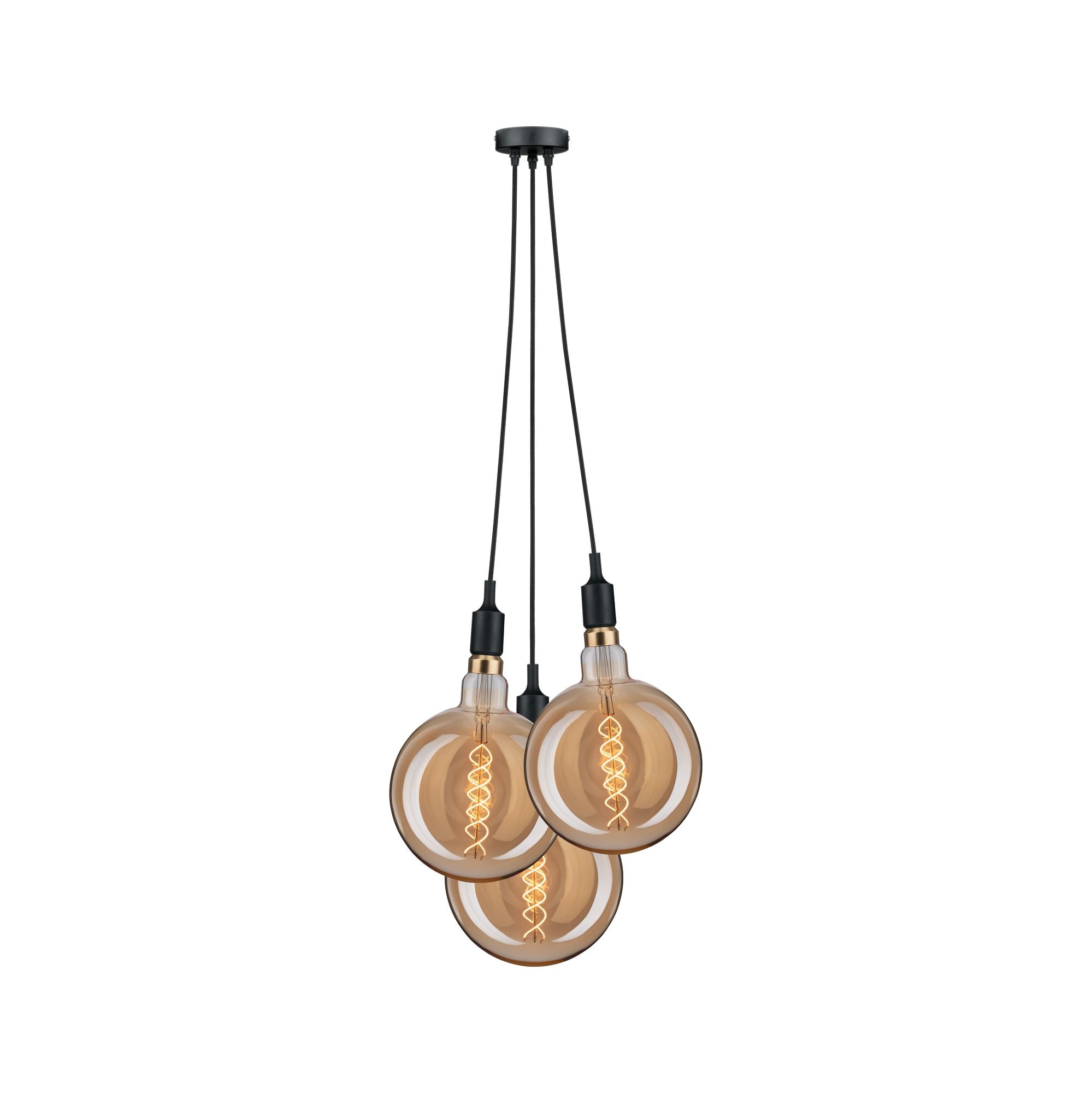 Paulmann LED BigGlobe fil 390lm E27 2000K dim gold 7W doppel spiral